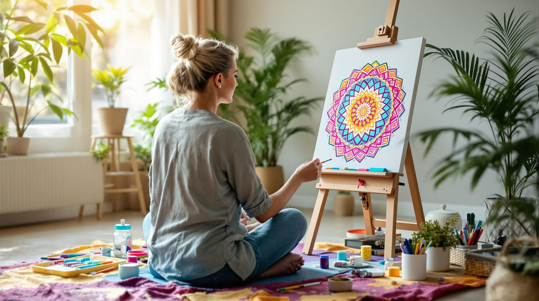 How Mandala Painting Calms the Mind