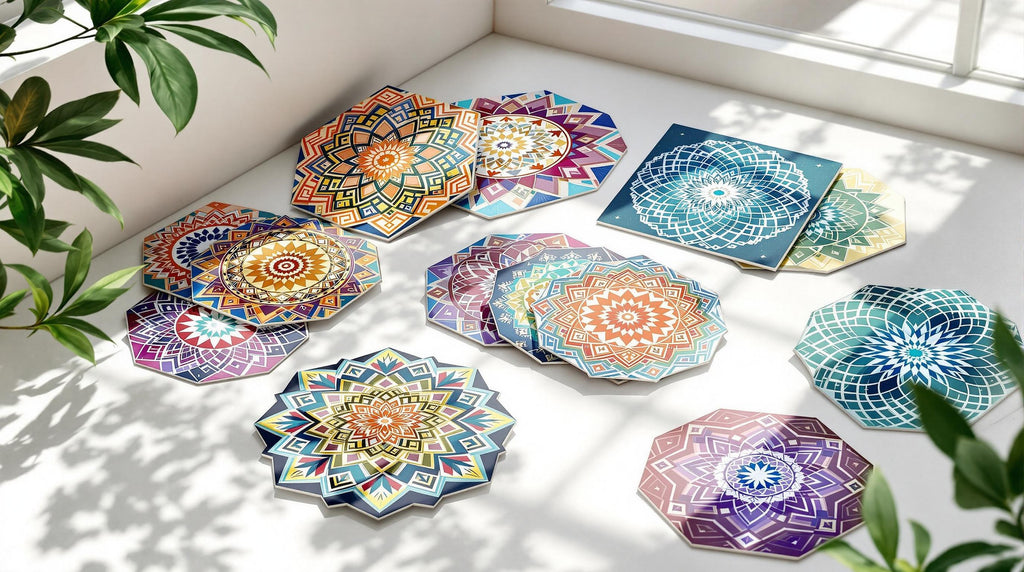 10 set regalo Mandala per la meditazione