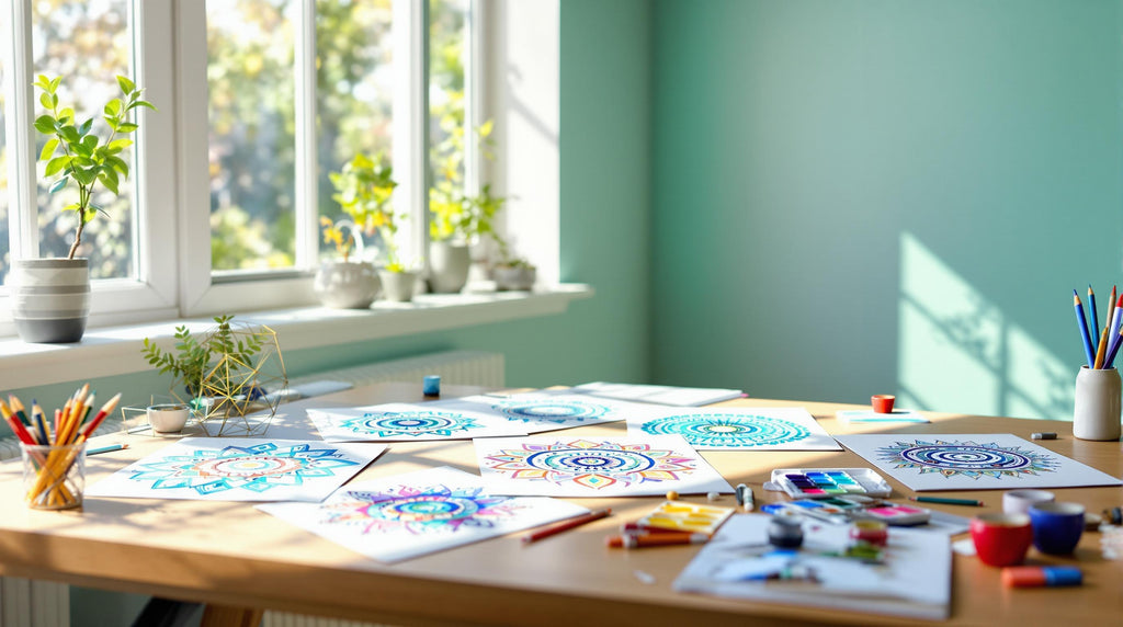 5 rituali d'arte mandala per la calma quotidiana