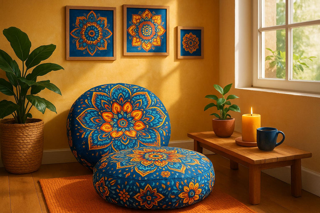Create a Mindfulness Nook at Home with Mandala Details