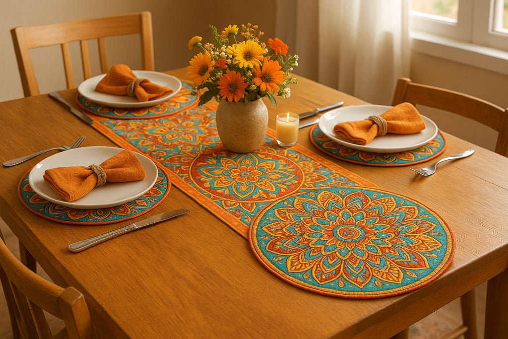 Mandala Art per apparecchiare la tavola in modo stagionale