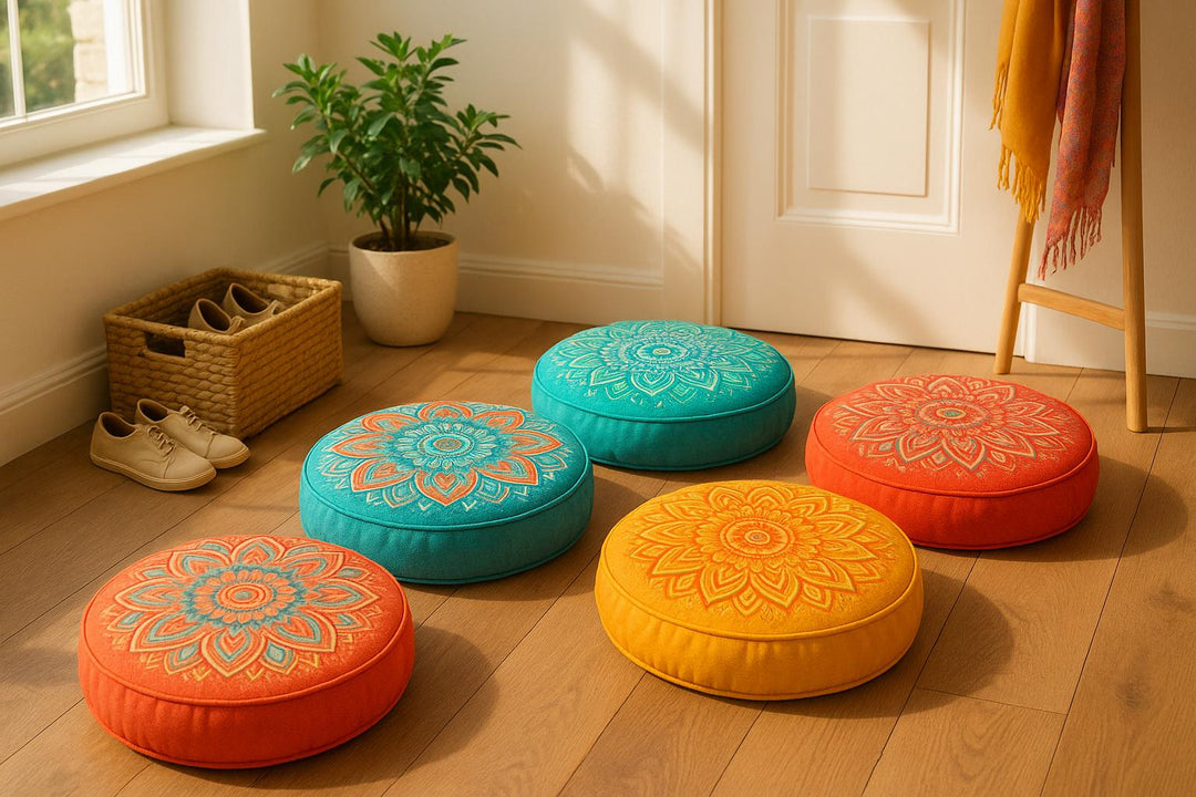 Brighten Entryways with Blululi Floor Cushions