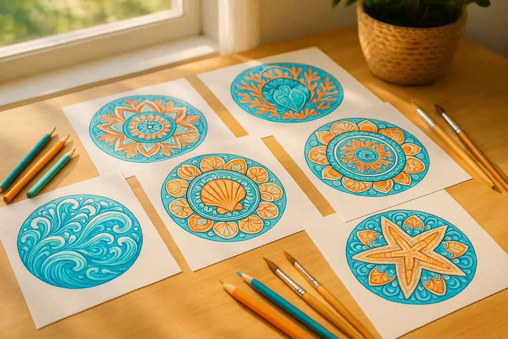 10 Mandala ispirati all'oceano
