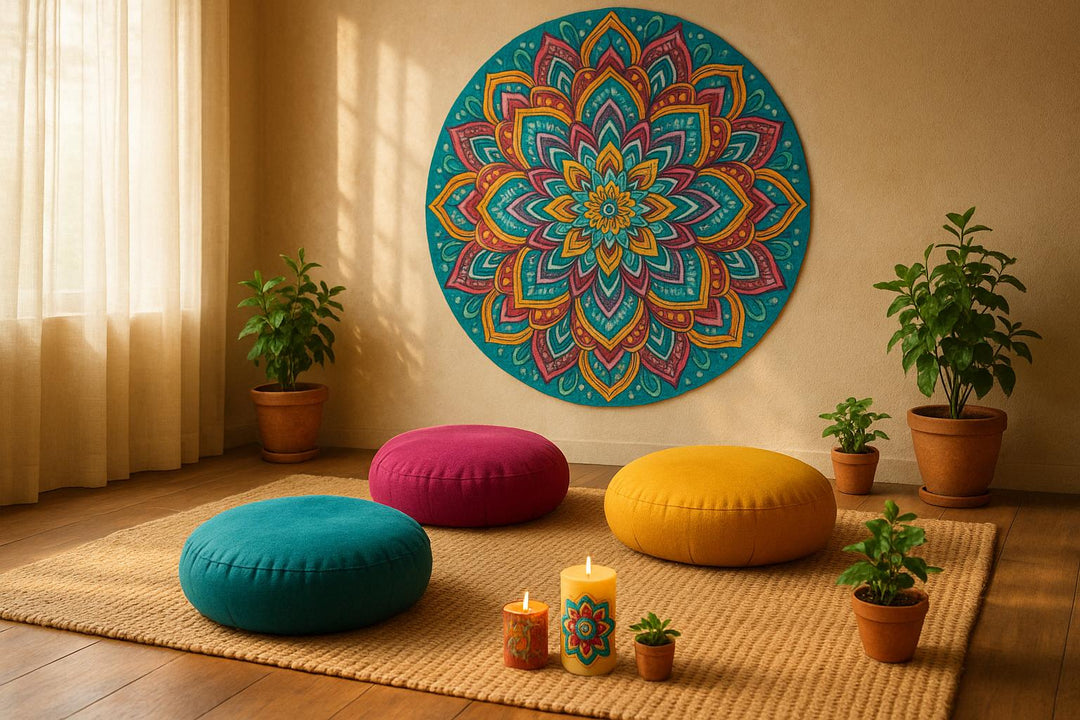 Mandala-Inspired Breathwork Spaces