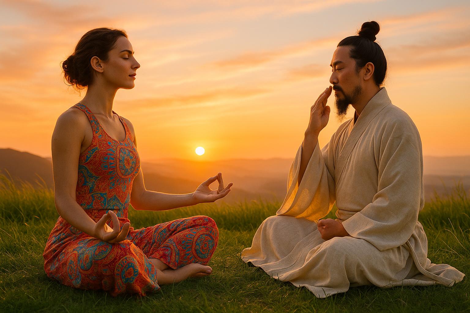 Breathwork in Yoga vs. Taoist Practices