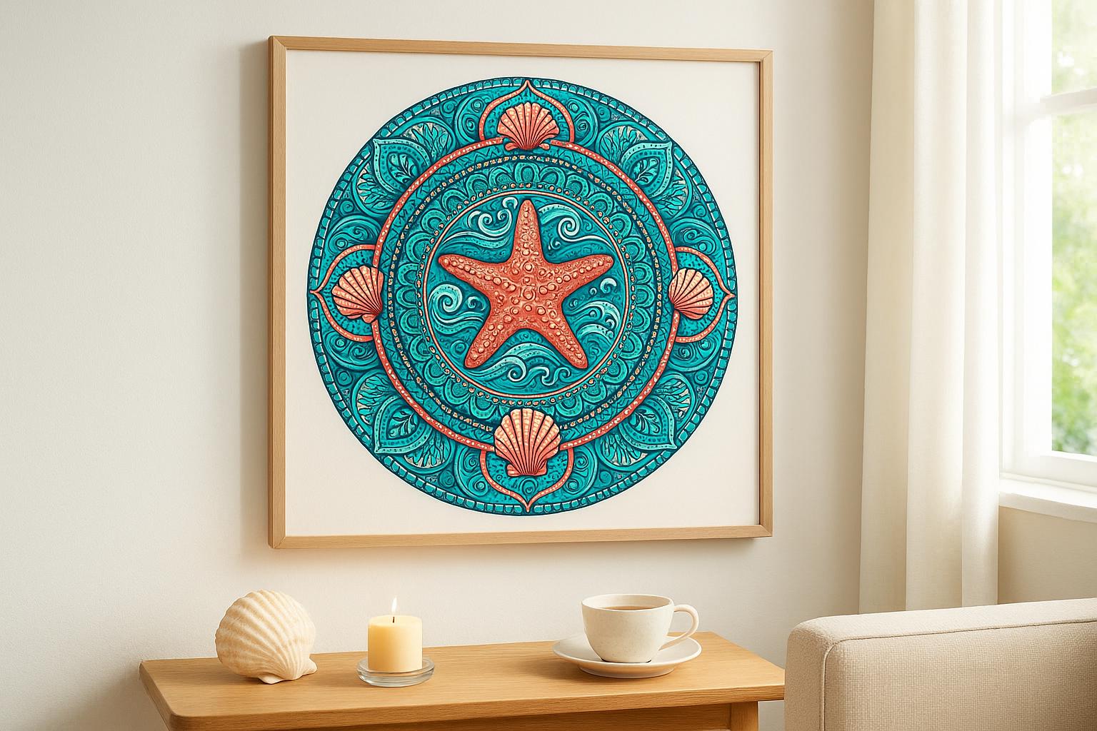 Ocean Mandala Art: Perfect Gift Ideas