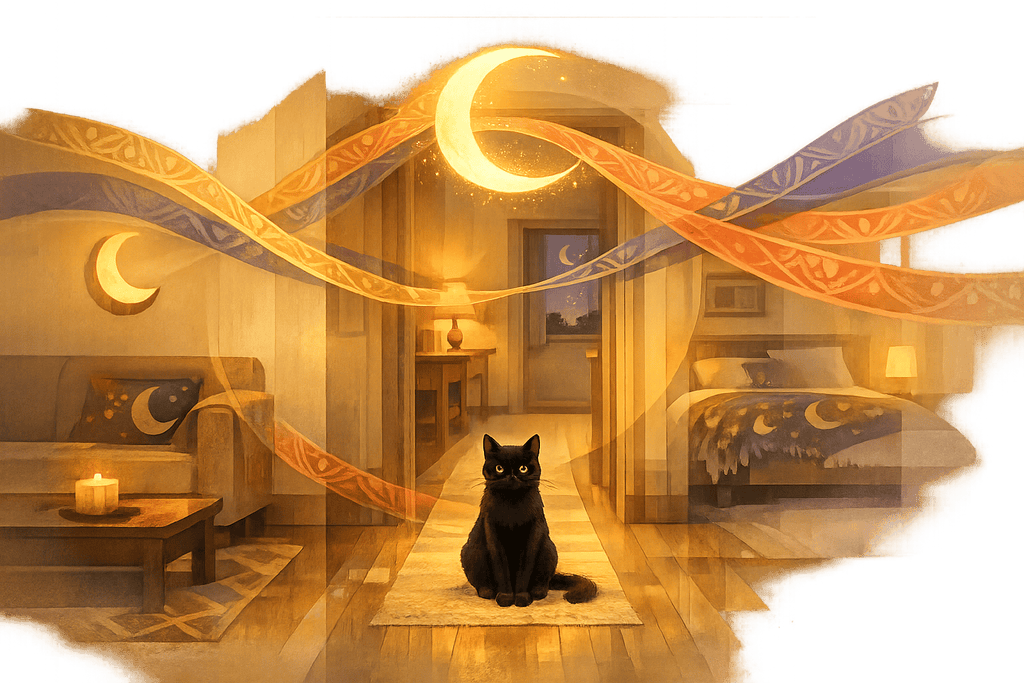 Enchanted Cats and Crescent Moons: The Design Aesthetic That Cat Lovers Can't Resist