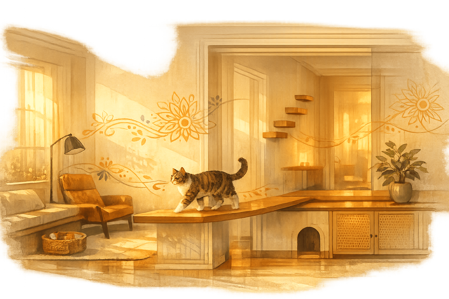 Cat-Themed Living Spaces: How to Decorate Without It Looking Like a Pet Shop