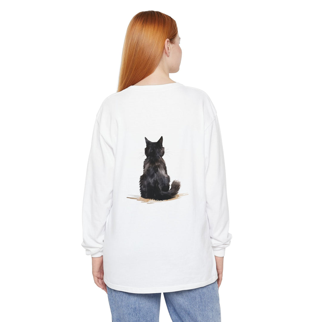 Cat Design Long Sleeve Tees