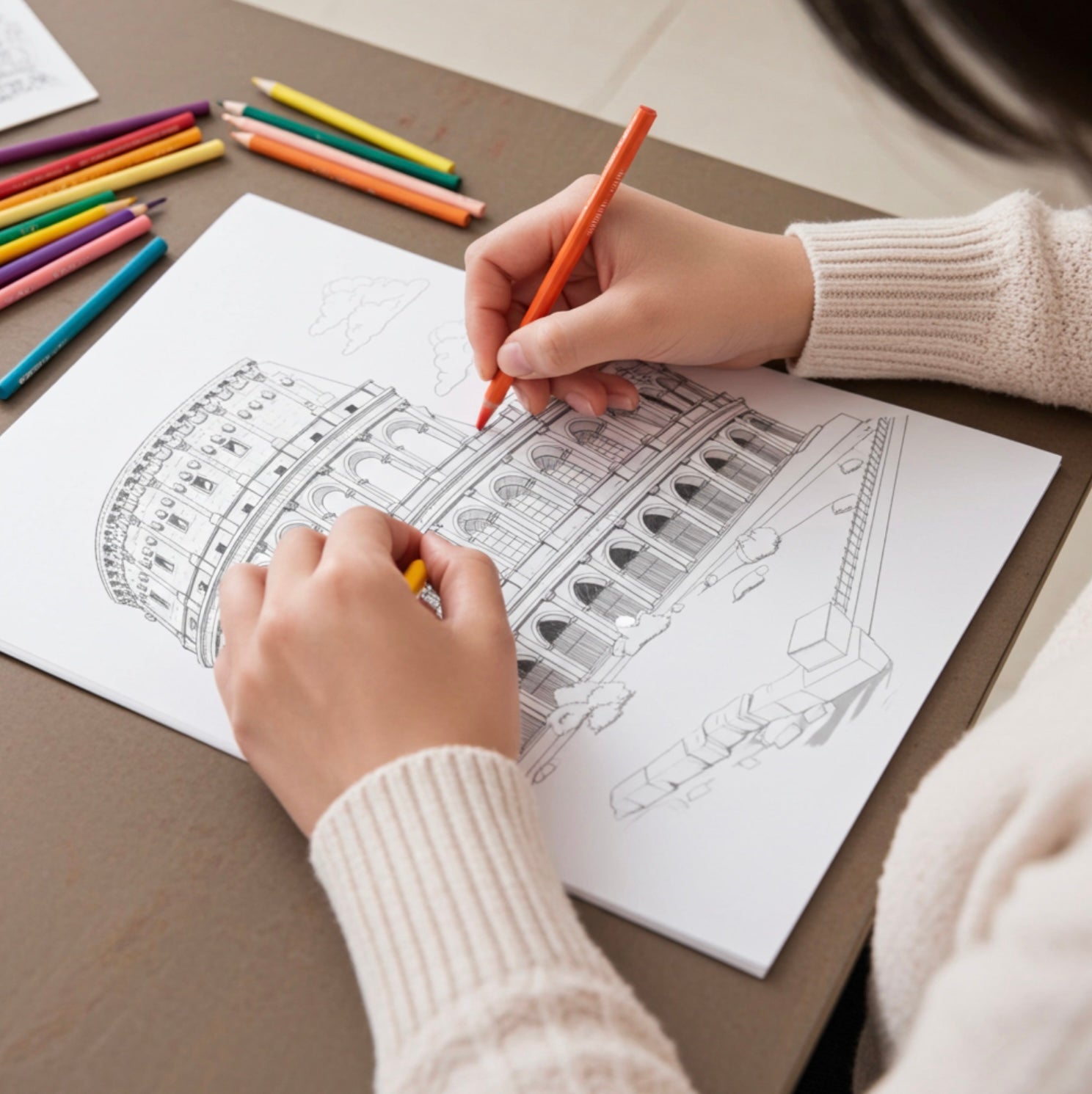 Blululi PDF European Iconic Landmarks Coloring Pages - 19 Pages