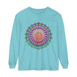 Colorful and intricate mandala design long sleeve t-shirt for both men and women
