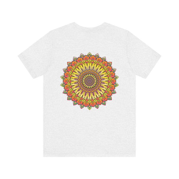 Vibrant Mandala Tee featuring intricate design representing peace and harmony