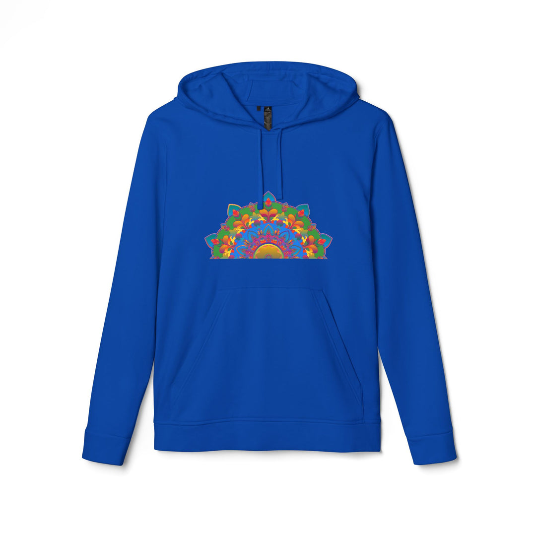 Cozy and stylish Blululi Mandala Fleece Hoodie with intricate design