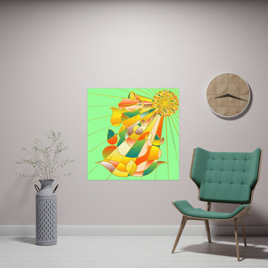 Prosperity mandala art featuring Ganesh, the remover of obstacles