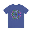 Vibrant Mandala T-Shirt in soothing earth tones with a peaceful and serene mandala design