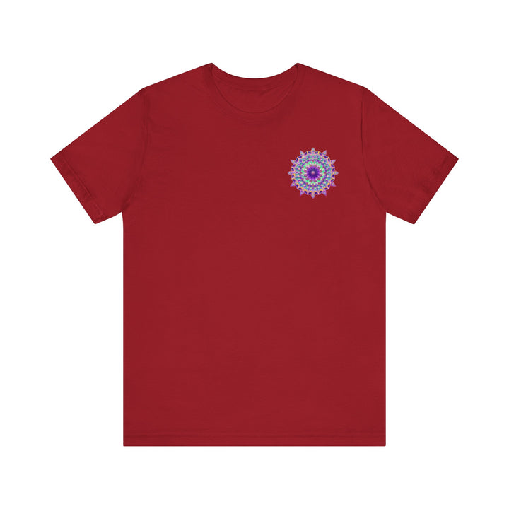 Organic cotton Mandala Tee featuring intricate design for Spiritual Peace & Harmony