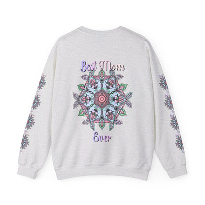 Cozy and stylish unisex crewneck sweatshirt, perfect for gifting to the best mom ever on her birthday