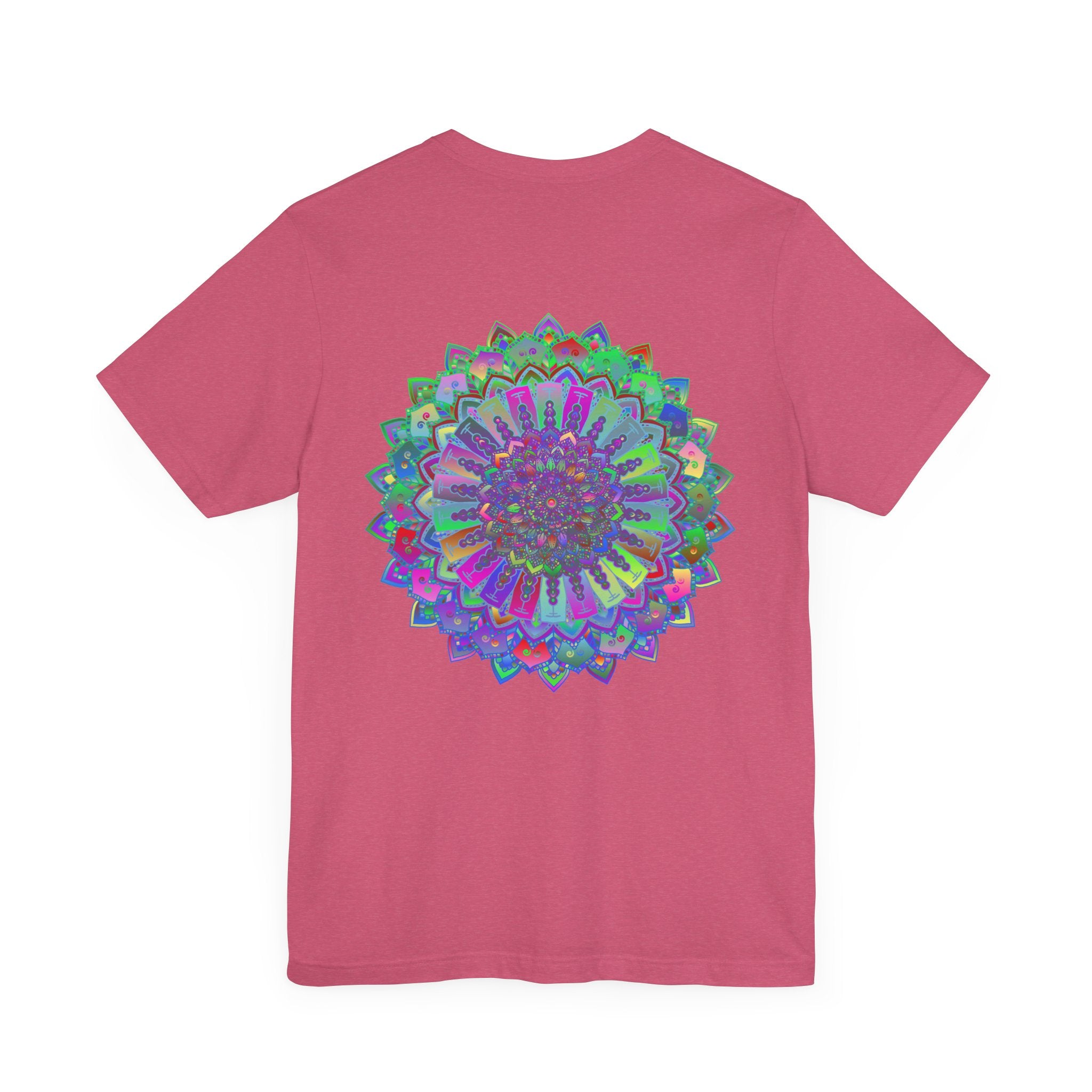 A beautiful and colorful Vibrant Mandala Tee, symbolizing spiritual peace and harmony