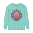 Colorful and intricate mandala design long sleeve t-shirt for men and women