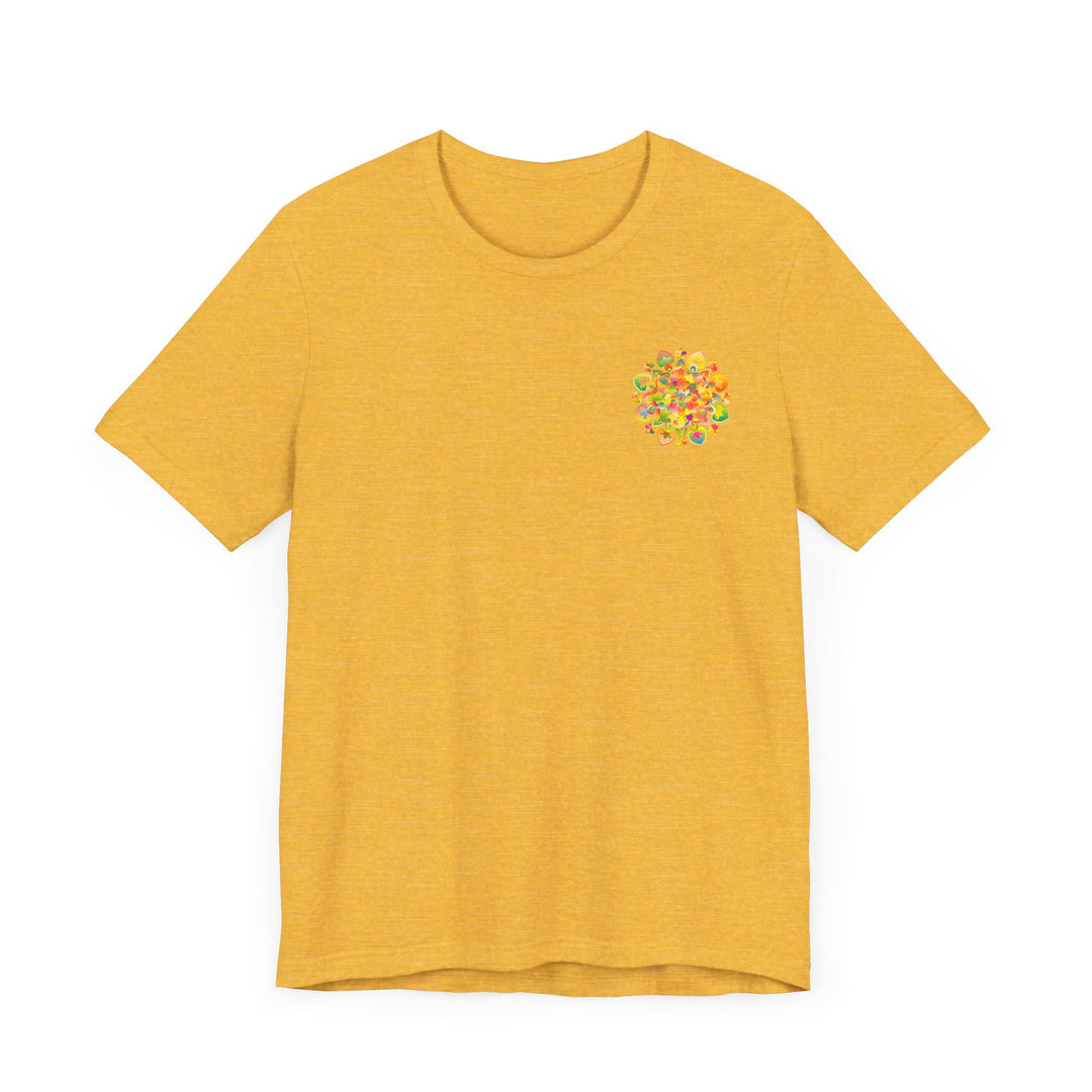 Vibrant Mandala Tee featuring intricate design for Spiritual Peace & Harmony