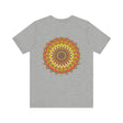 Vibrant Mandala Tee featuring intricate design symbolizing peace and harmony