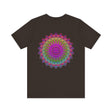Colorful and meaningful tee featuring a spiritual mandala design