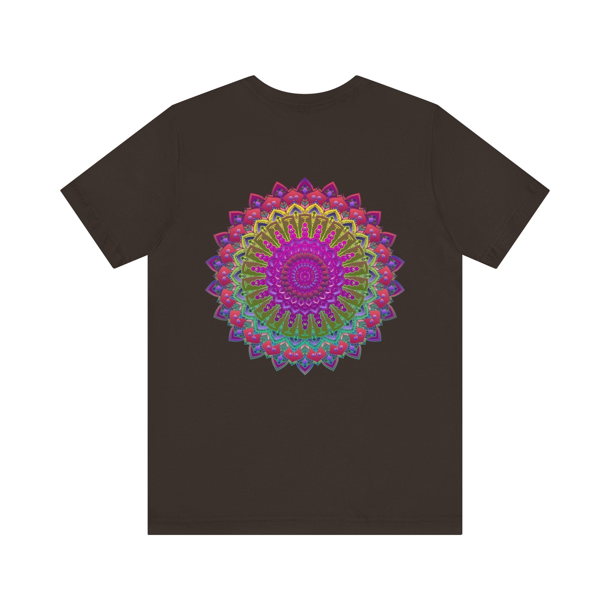 Colorful and meaningful tee featuring a spiritual mandala design