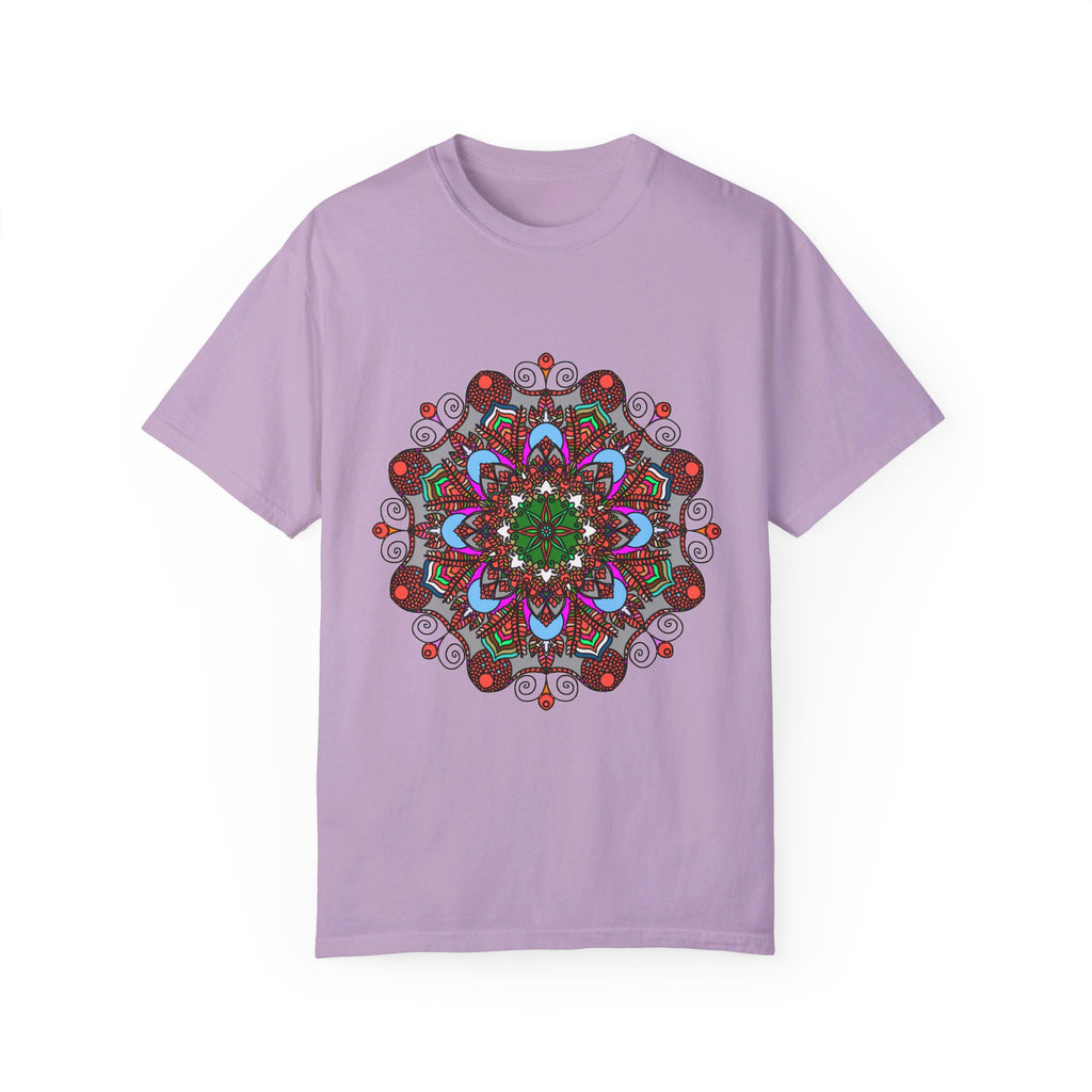 Hand-Drawn Mandala Art printed on ultra-soft Ring-Spun Cotton