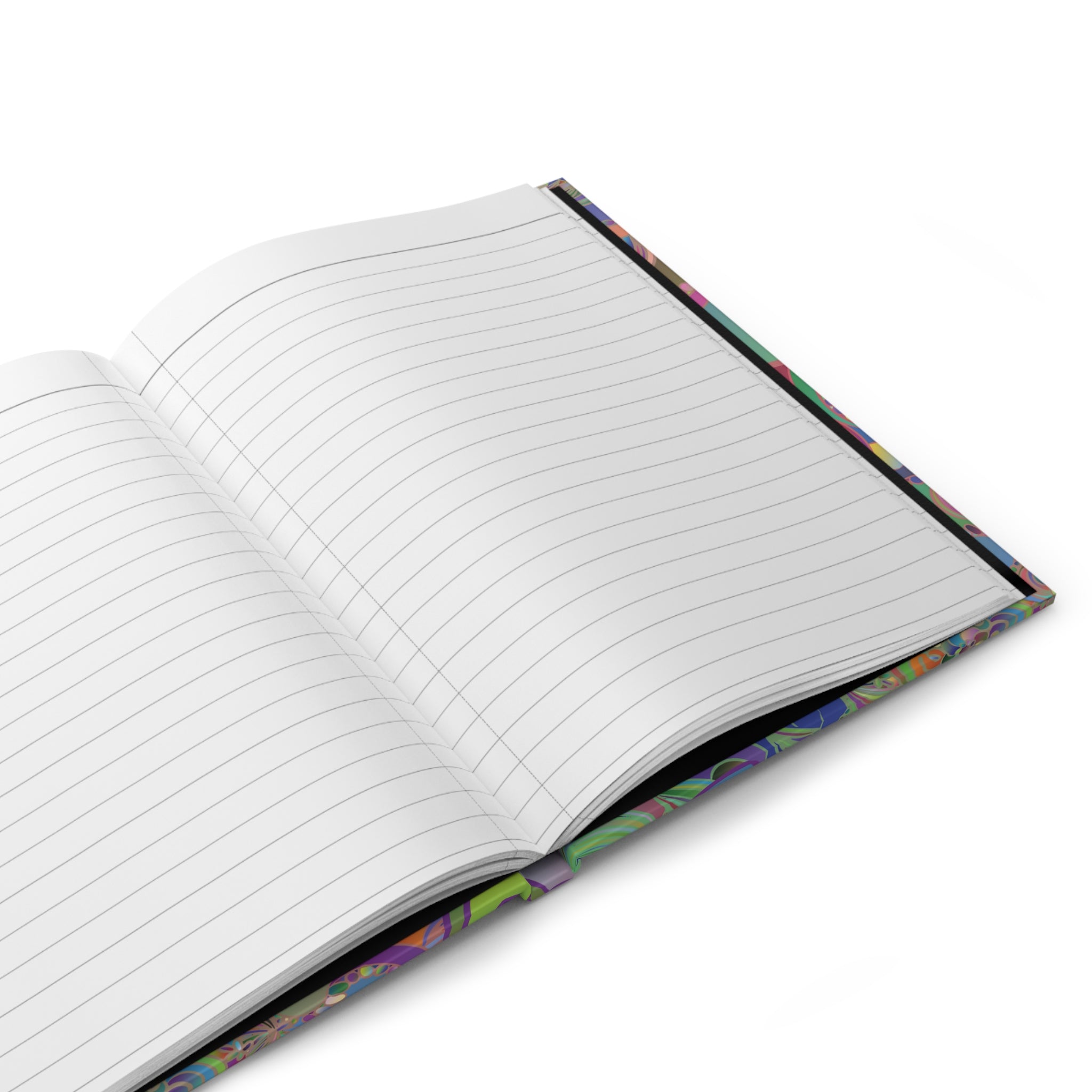 Colorful Mandala Hardcover Journal — Vibrant Aesthetic Diary & Color Therapy Notebook