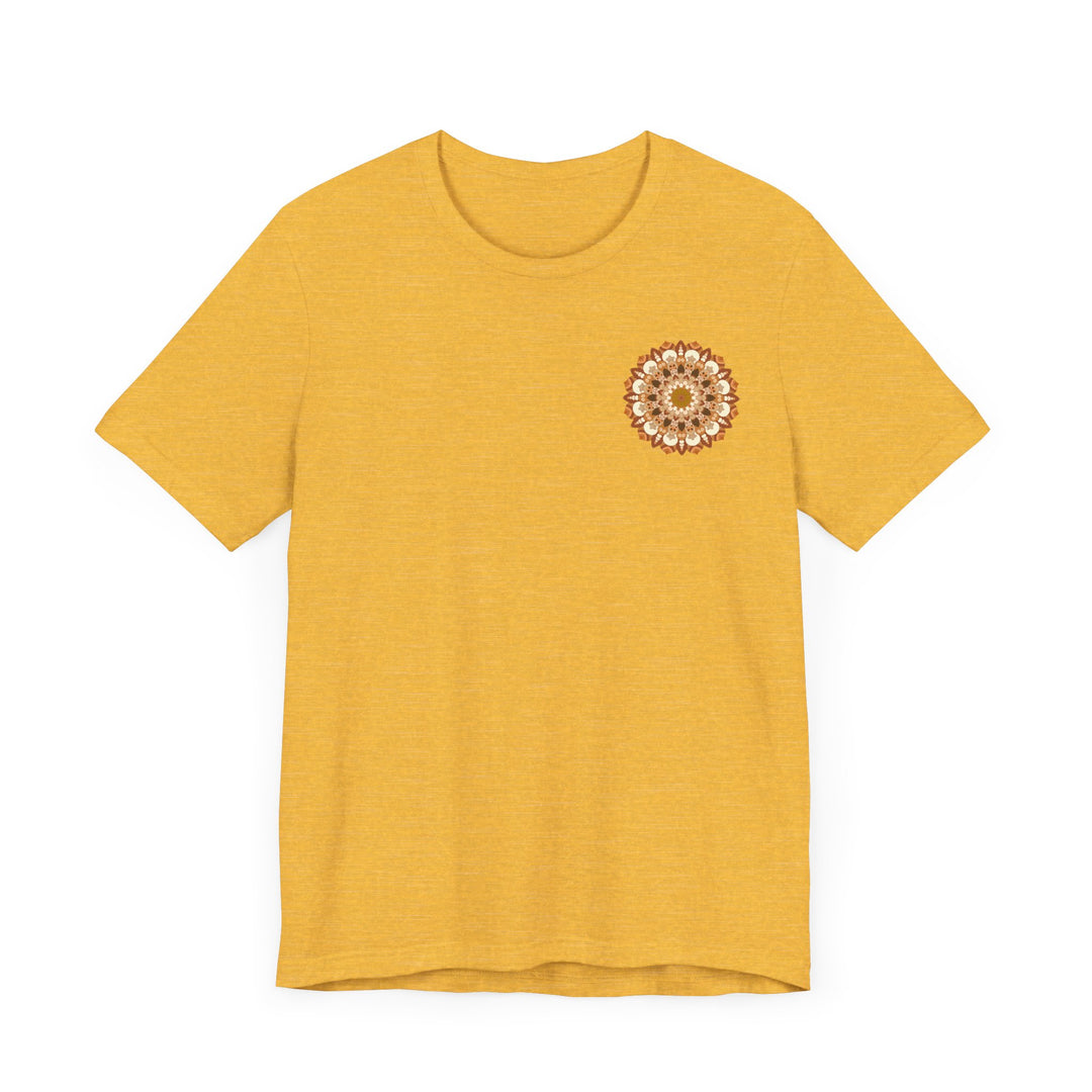 Close-up image of Mandala Tee, a spiritual symbol representing peace and harmony, perfect for yoga and meditation