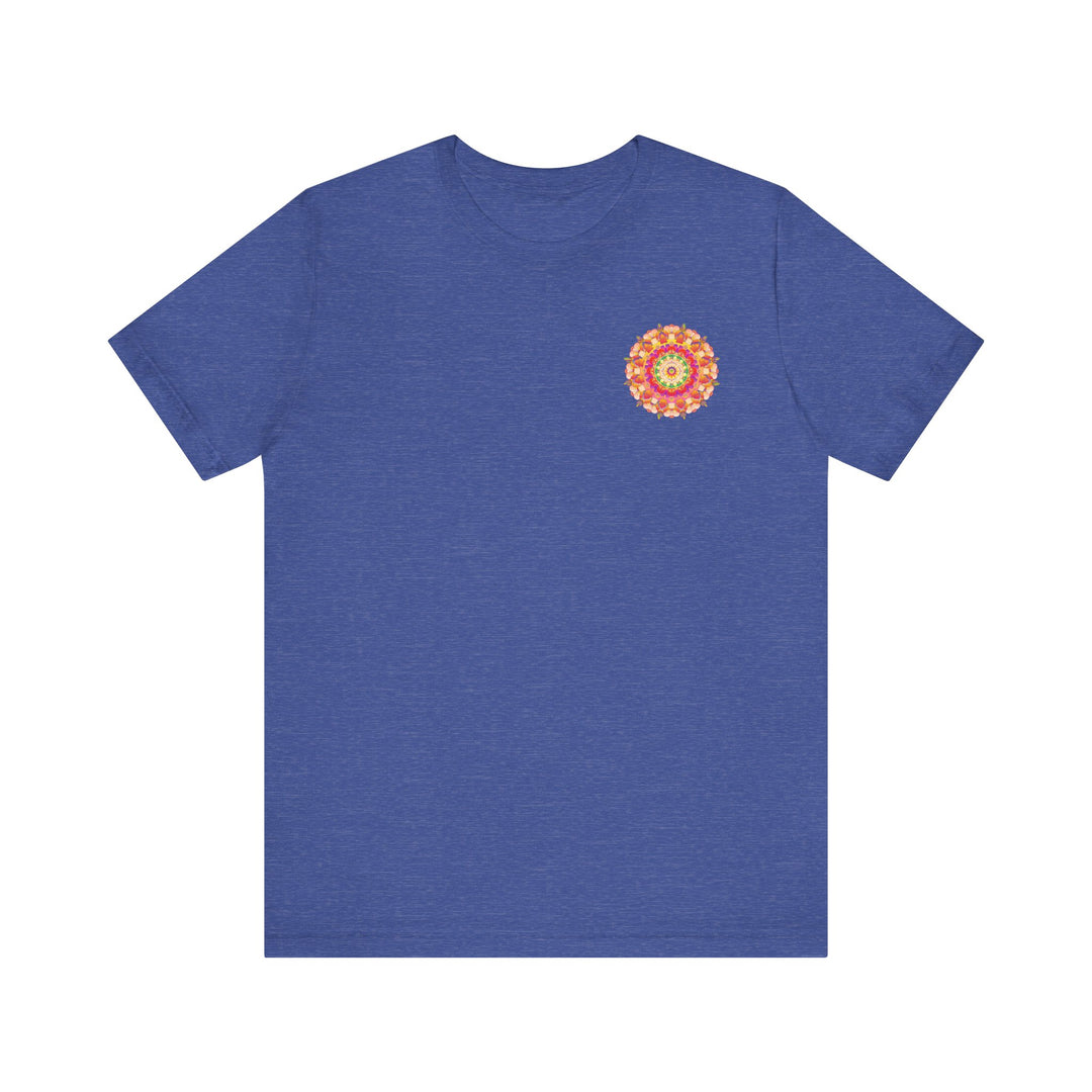 Vibrant Mandala Tee - Spiritual Peace & Harmony - Colorful, intricate mandala design representing tranquility and balance