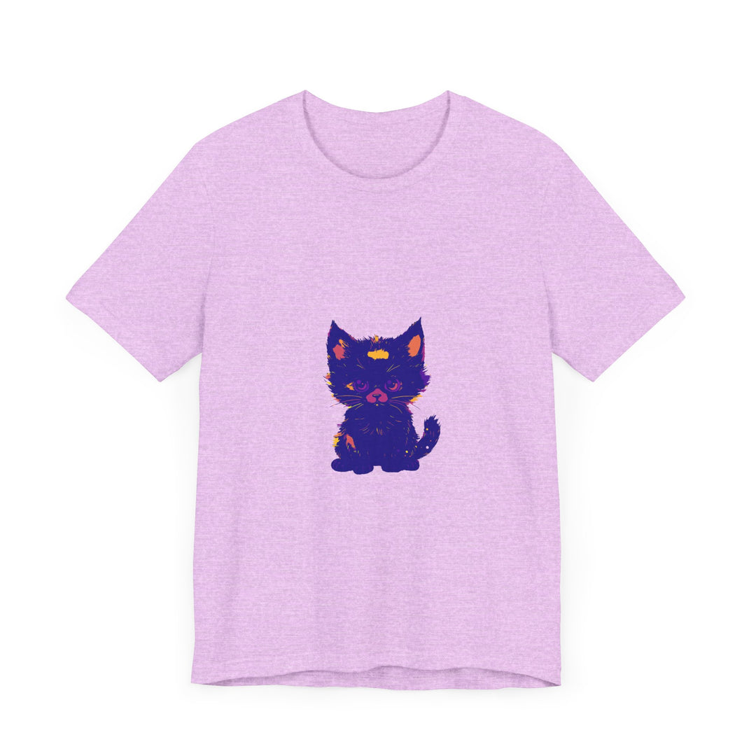 Blue Cat T-Shirt that adds a touch of feline charm to any wardrobe