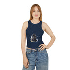  Black Cat Watercolor Racerback Tank Top for summer wear