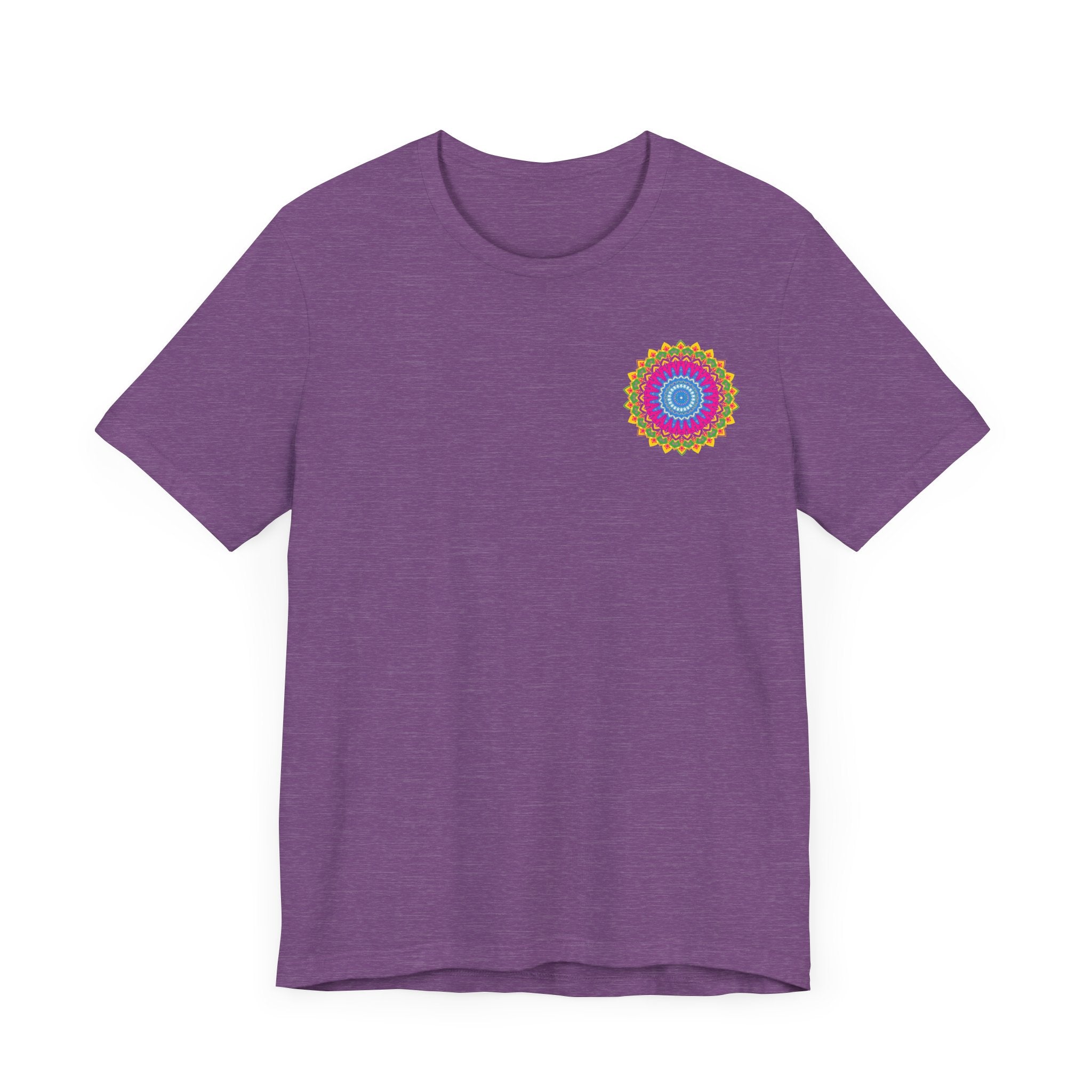 Vibrant Mandala T-Shirt featuring a beautiful spiritual peace design perfect for meditation and inner harmony