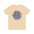  Mandala tee with intricate design for promoting peace and harmony