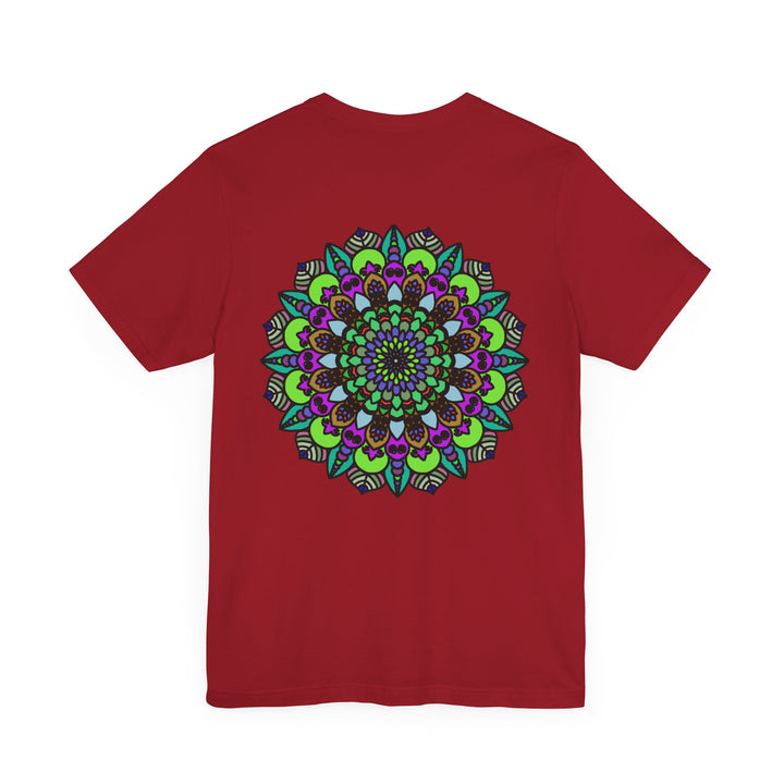 Beautiful Mandala Peace Tee featuring intricate design for spiritual harmony and balance, perfect for yoga and meditation sessions