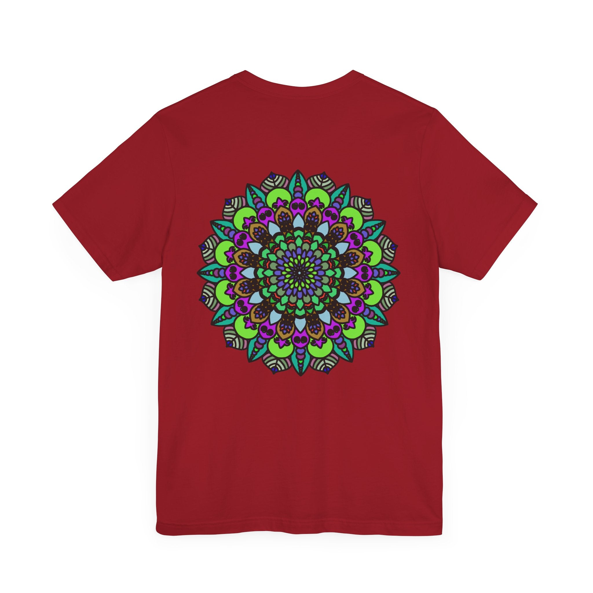 A colorful Mandala Peace Tee featuring a beautiful design for Spiritual Harmony