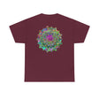 Eye-catching mandala design tshirt for yoga and mindfulness enthusiasts