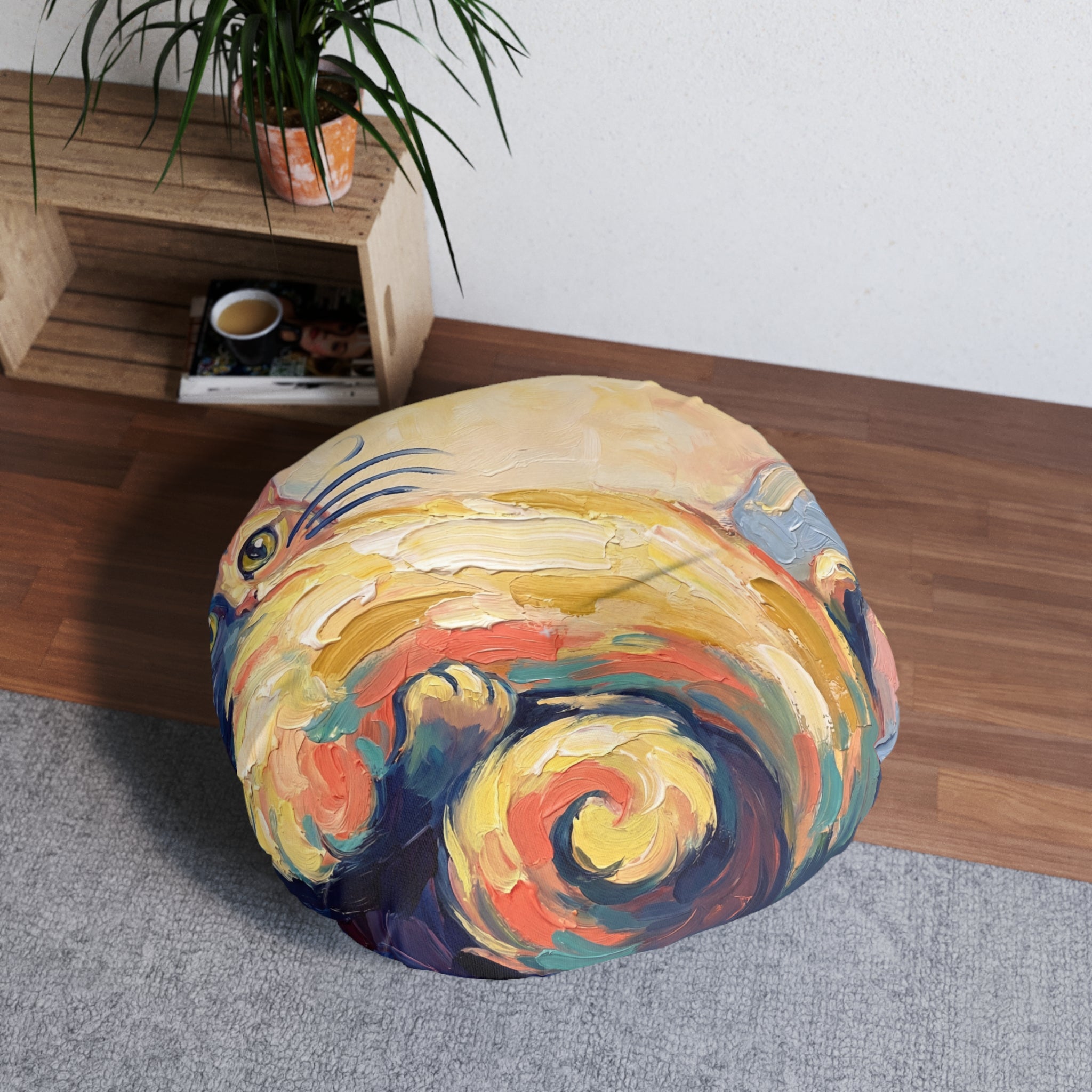 Sunbeam Crescent Katzen-Bodenkissen