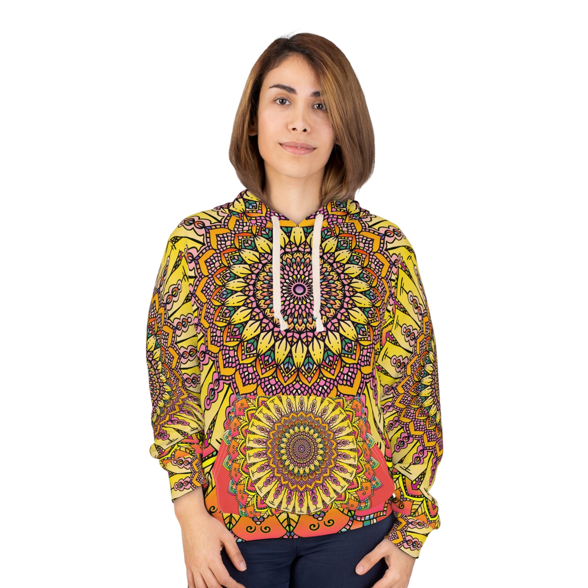 Solar Mandala Athletic Hoodie
