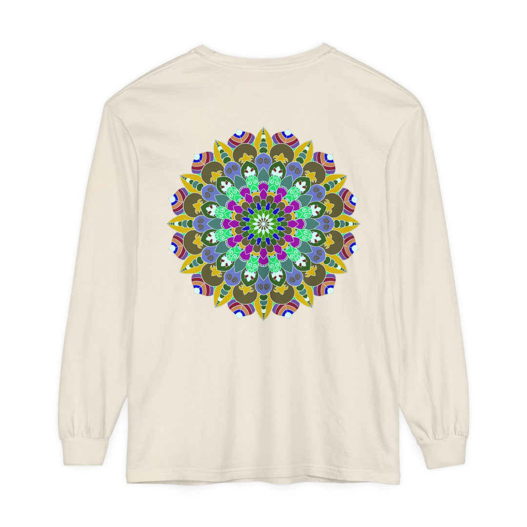 Colorful Mandala Long Sleeve T-Shirt - Spiritual Art 63