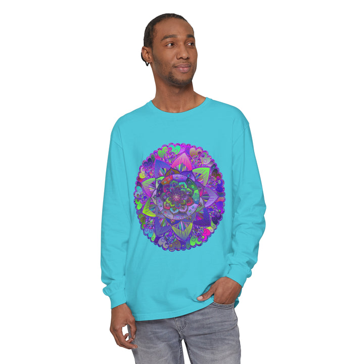 Intricate Mandala Long Sleeve T-Shirt - Psychedelic Art 40