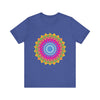 Vibrant Mandala Tee featuring a colorful and intricate design perfect for adding a pop of personality to your wardrobe