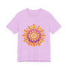 Vibrant Mandala T-Shirt featuring intricate and colorful design, perfect for adding a pop of color to any outfit