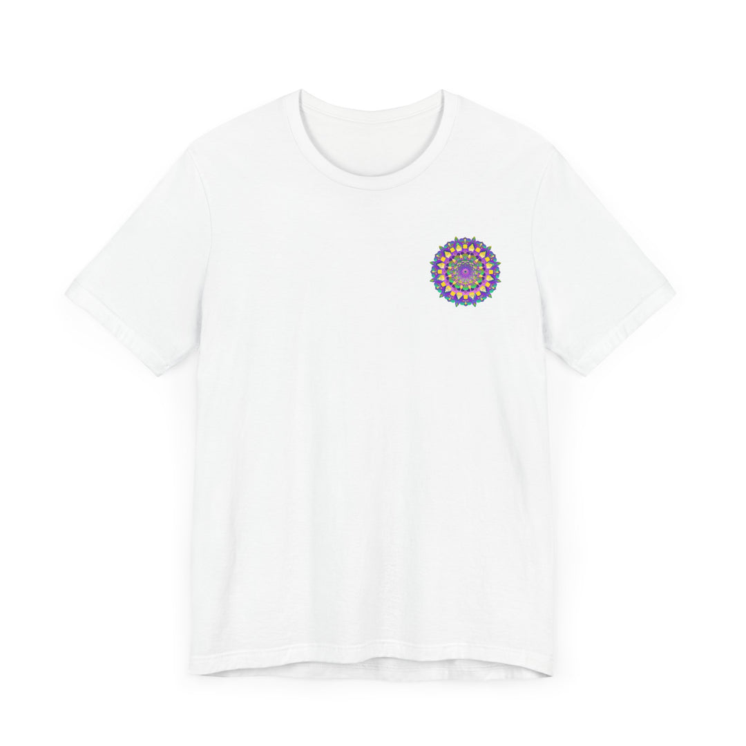 Colorful Mandala Tee featuring intricate design representing spiritual harmony