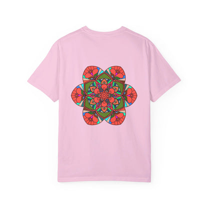 Colorful and artistic Mandala Design T-Shirt made with 100% Cotton