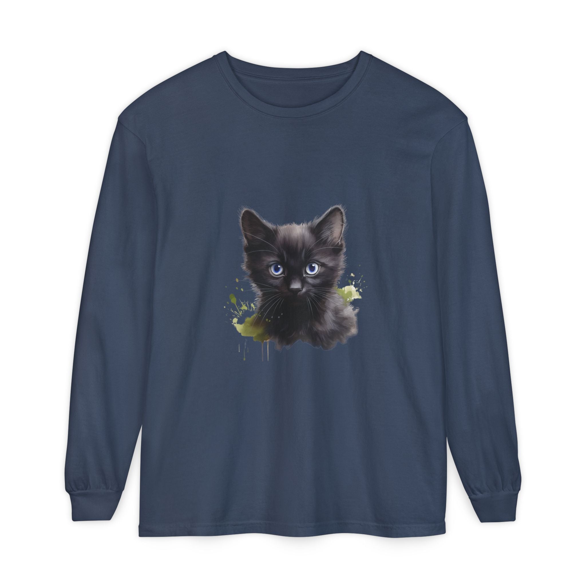 Mystic Black Cat - Long Sleeve T-Shirt