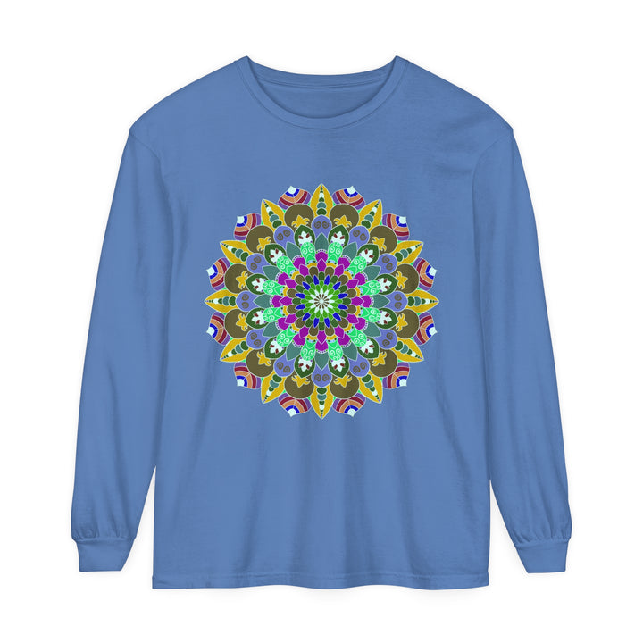 Colorful Mandala Long Sleeve T-Shirt - Spiritual Art 6