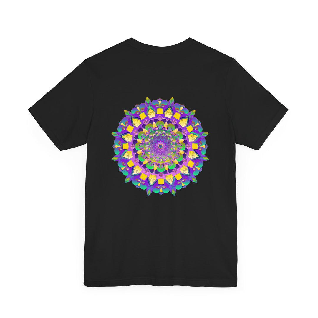 Vibrant Mandala Tee featuring intricate spiritual design for inner peace and harmony