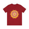 Vibrant Mandala Tee featuring a colorful and intricate design, perfect for adding a pop of color to your wardrobe